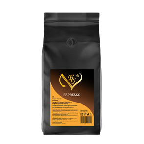 Кофе в зернах El Gusto Espresso (Эль Густо Эспрессо) 1 кг, вакуумная упаковка 002139