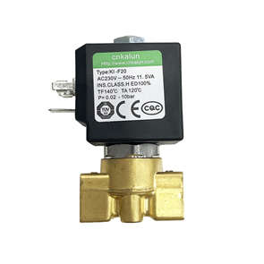 Соленоидный клапан KL-F20 230В, 11.5VA, 2х поз., резьба 1/4