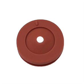 Сальник миксера красный SILICONE для вала 4мм 6115024