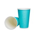 Стакан бумажный 2сл 300 (430) мл d=90мм для горячего Тиффани с конгревом Баблс (35 шт.уп/700 шт.кор) 038922